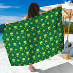 Saint Patrick's Day Celebration Print Beach Sarong Wrap