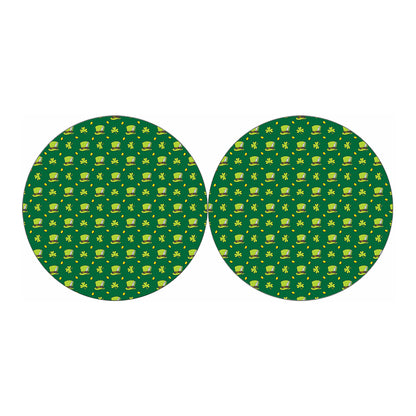 Saint Patrick's Day Celebration Print Car Coasters