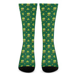 Saint Patrick's Day Celebration Print Crew Socks