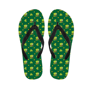 Saint Patrick's Day Celebration Print Flip Flops