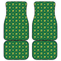 Saint Patrick's Day Celebration Print Front and Back Car Floor Mats