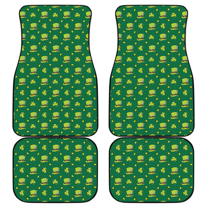 Saint Patrick's Day Celebration Print Front and Back Car Floor Mats