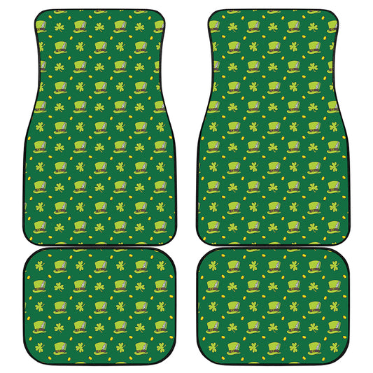 Saint Patrick's Day Celebration Print Front and Back Car Floor Mats