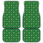 Saint Patrick's Day Celebration Print Front and Back Car Floor Mats