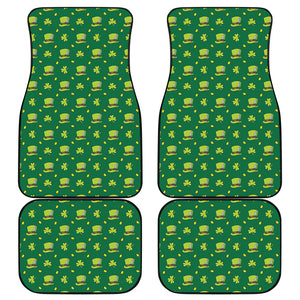 Saint Patrick's Day Celebration Print Front and Back Car Floor Mats