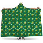 Saint Patrick's Day Celebration Print Hooded Blanket