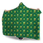 Saint Patrick's Day Celebration Print Hooded Blanket