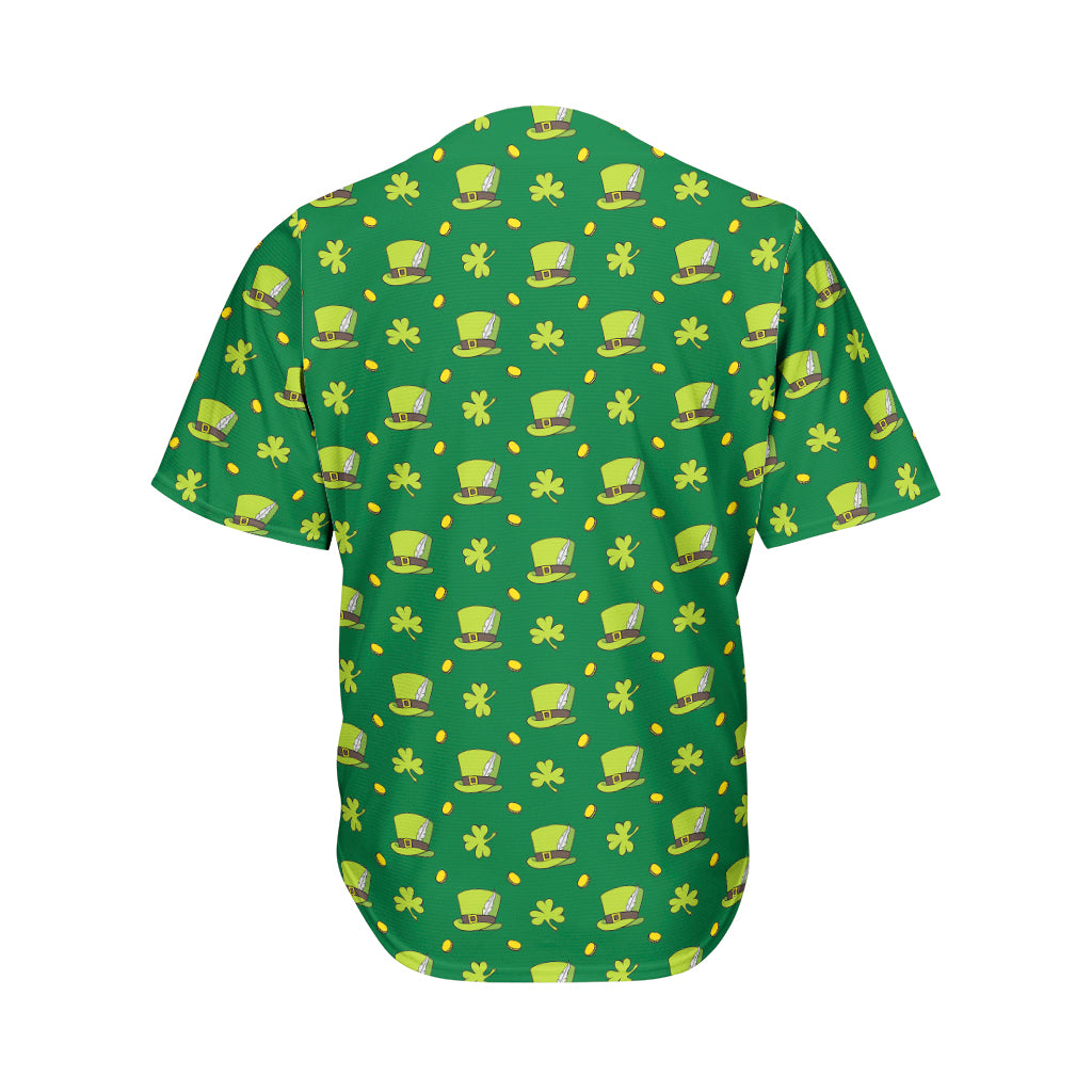 Saint Patrick's Day Celebration Print Men's Baseball Jersey