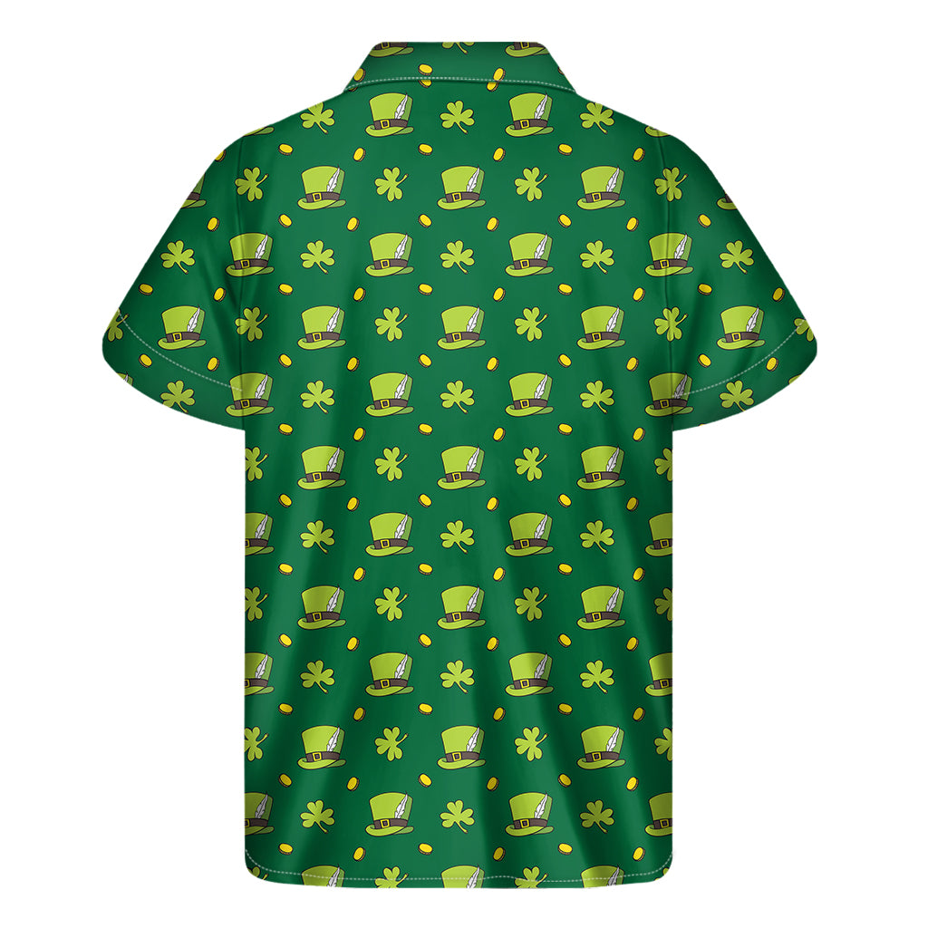 Saint Patrick's Day Celebration Print Men's Short Sleeve Shirt