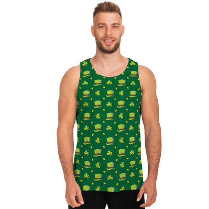 Saint Patrick's Day Celebration Print Men's Tank Top