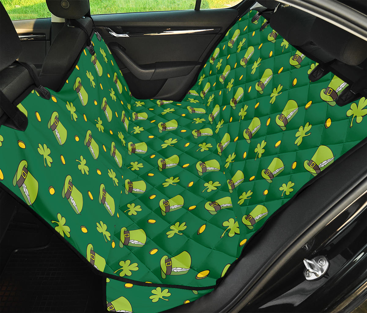 Saint Patrick's Day Celebration Print Pet Car Back Seat Cover