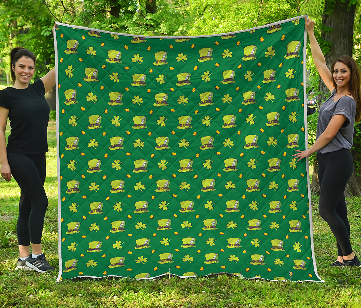 Saint Patrick's Day Celebration Print Quilt