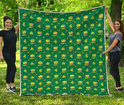 Saint Patrick's Day Celebration Print Quilt