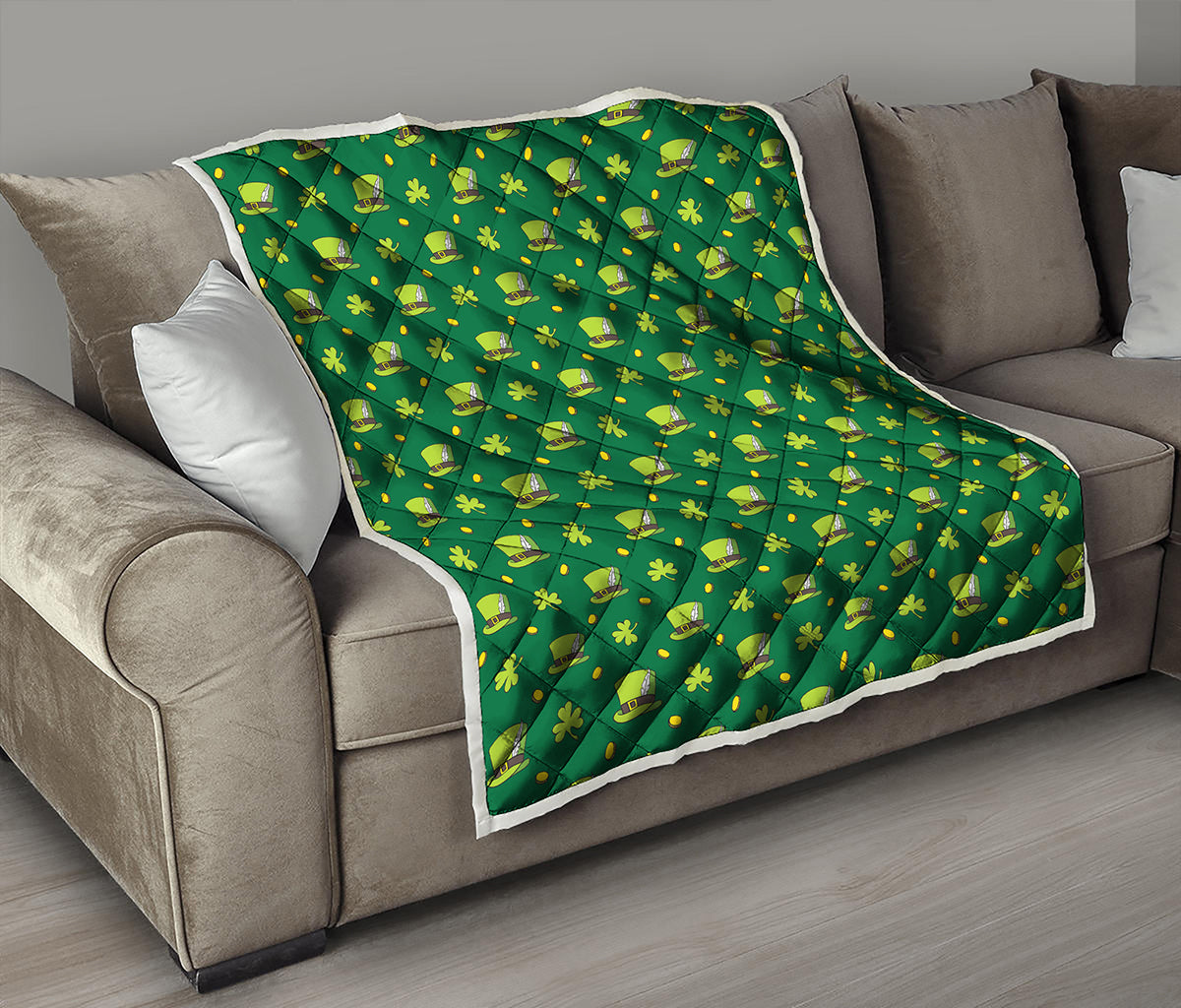 Saint Patrick's Day Celebration Print Quilt