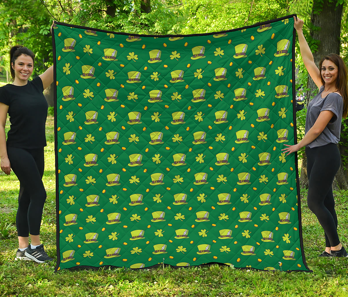 Saint Patrick's Day Celebration Print Quilt