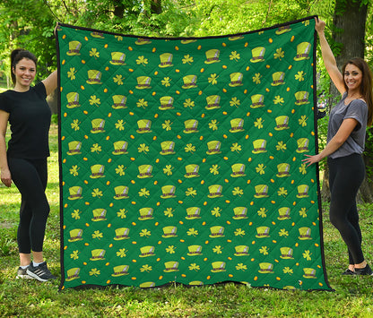 Saint Patrick's Day Celebration Print Quilt