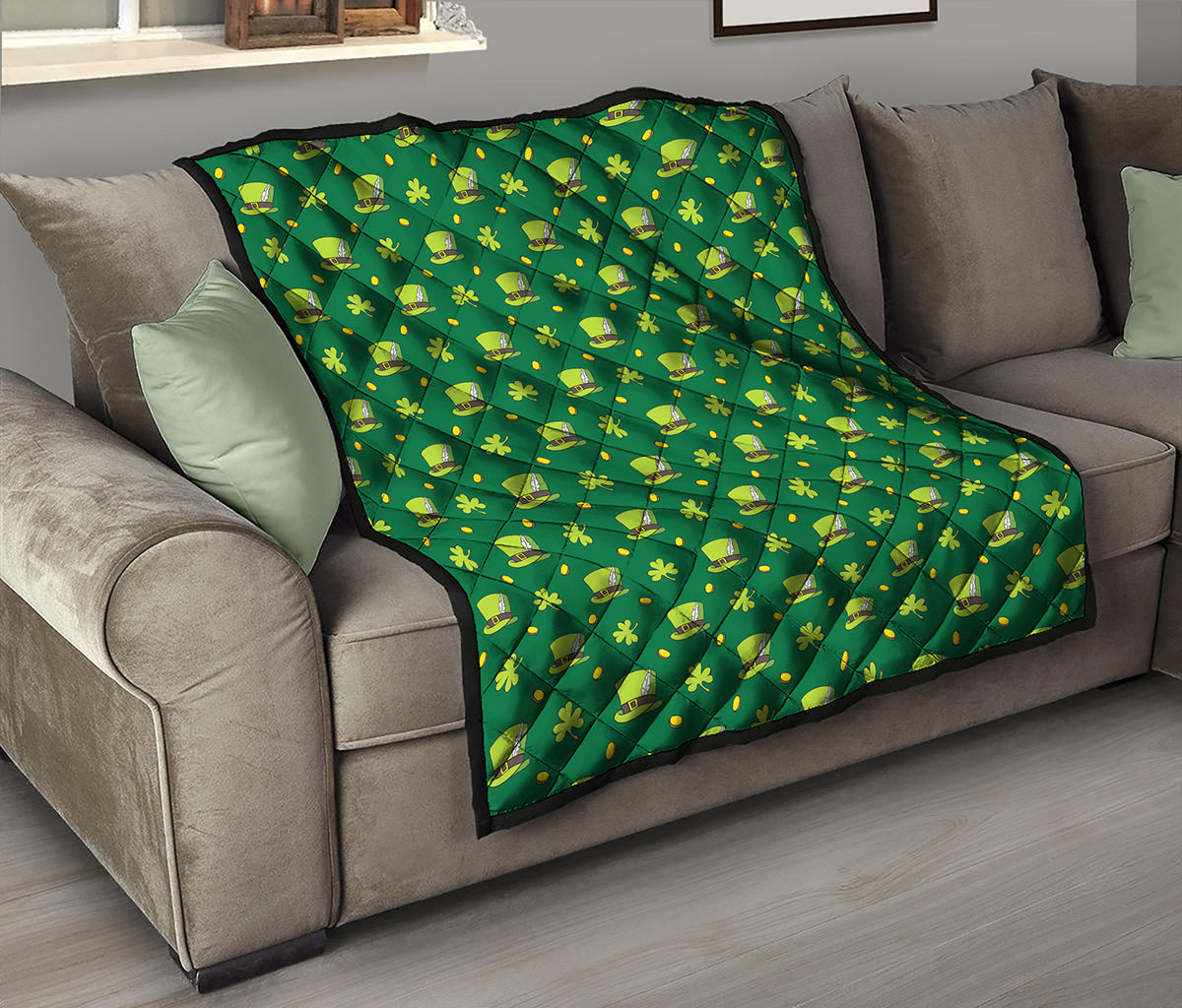 Saint Patrick's Day Celebration Print Quilt