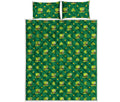 Saint Patrick's Day Celebration Print Quilt Bed Set