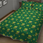 Saint Patrick's Day Celebration Print Quilt Bed Set