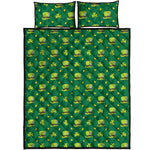 Saint Patrick's Day Celebration Print Quilt Bed Set