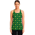Saint Patrick's Day Celebration Print Women's Racerback Tank Top