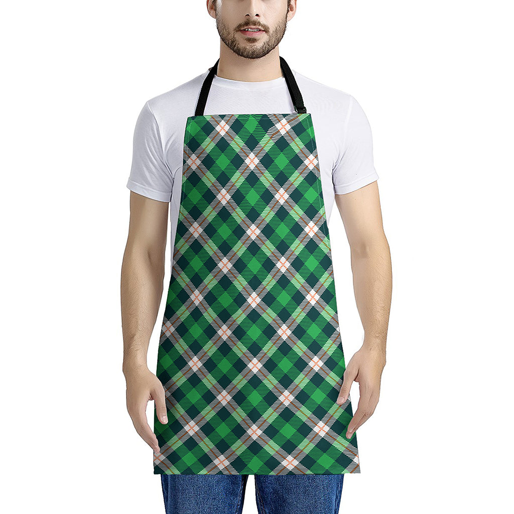 Saint Patrick's Day Irish Tartan Print Apron