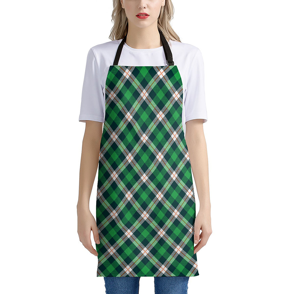 Saint Patrick's Day Irish Tartan Print Apron