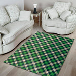 Saint Patrick's Day Irish Tartan Print Area Rug