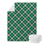 Saint Patrick's Day Irish Tartan Print Blanket