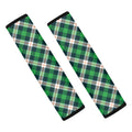 Saint Patrick's Day Irish Tartan Print Car Seat Belt Covers