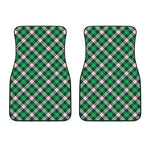 Saint Patrick's Day Irish Tartan Print Front Car Floor Mats