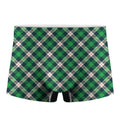 Saint Patrick's Day Irish Tartan Print Men's Boxer Briefs