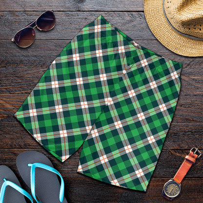 Saint Patrick's Day Irish Tartan Print Men's Shorts