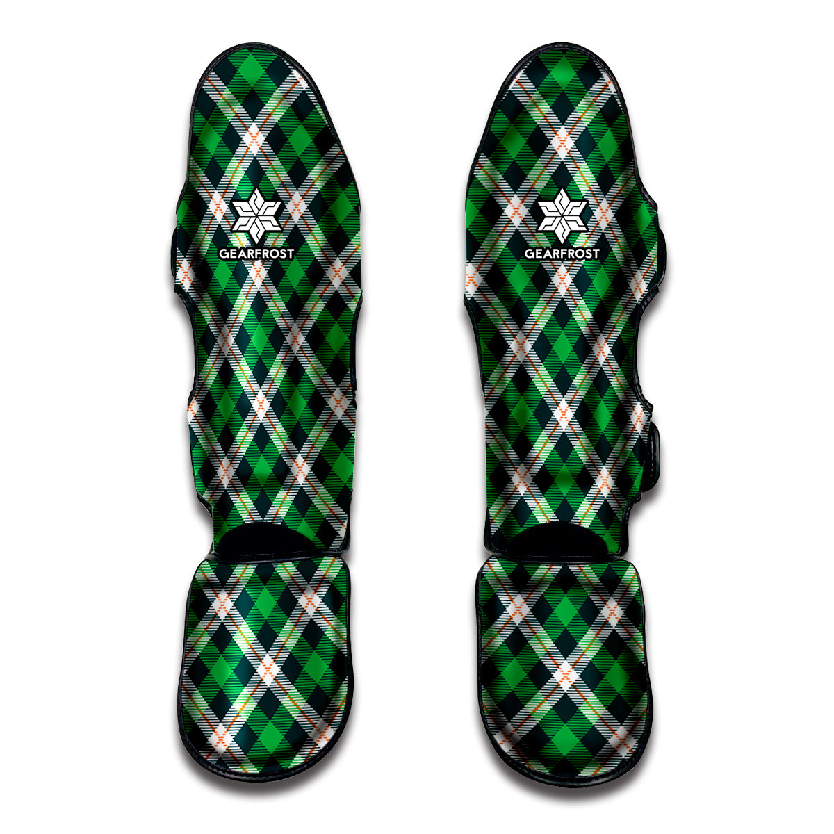 Saint Patrick's Day Irish Tartan Print Muay Thai Shin Guard
