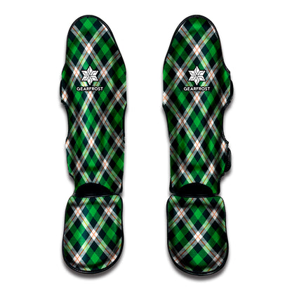 Saint Patrick's Day Irish Tartan Print Muay Thai Shin Guard