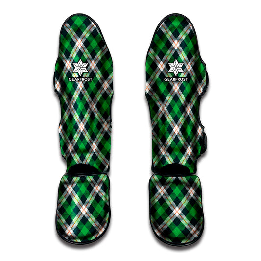 Saint Patrick's Day Irish Tartan Print Muay Thai Shin Guard