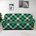 Saint Patrick's Day Irish Tartan Print Sofa Cover