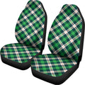 Saint Patrick's Day Irish Tartan Print Universal Fit Car Seat Covers