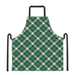 Saint Patrick's Day Plaid Pattern Print Apron