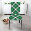 Saint Patrick's Day Plaid Pattern Print Dining Chair Slipcover