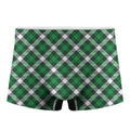 Saint Patrick's Day Plaid Pattern Print Men's Boxer Briefs