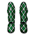 Saint Patrick's Day Plaid Pattern Print Muay Thai Shin Guards