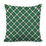 Saint Patrick's Day Plaid Pattern Print Pillow Cover