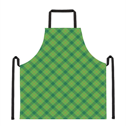 Saint Patrick's Day Scottish Plaid Print Apron