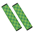 Saint Patrick's Day Scottish Plaid Print Car Seat Belt Covers