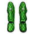 Saint Patrick's Day Scottish Plaid Print Muay Thai Shin Guards