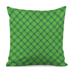 Saint Patrick's Day Scottish Plaid Print Pillow Cover