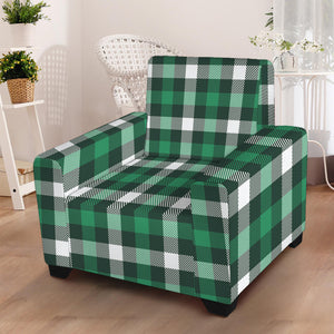 Saint Patrick's Day Stewart Plaid Print Armchair Slipcover