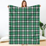 Saint Patrick's Day Stewart Plaid Print Blanket