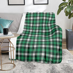 Saint Patrick's Day Stewart Plaid Print Blanket